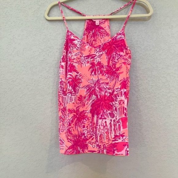 Lilly Pulitzer Silk Tank Top in Rule Breakers - Picture 5 of 7